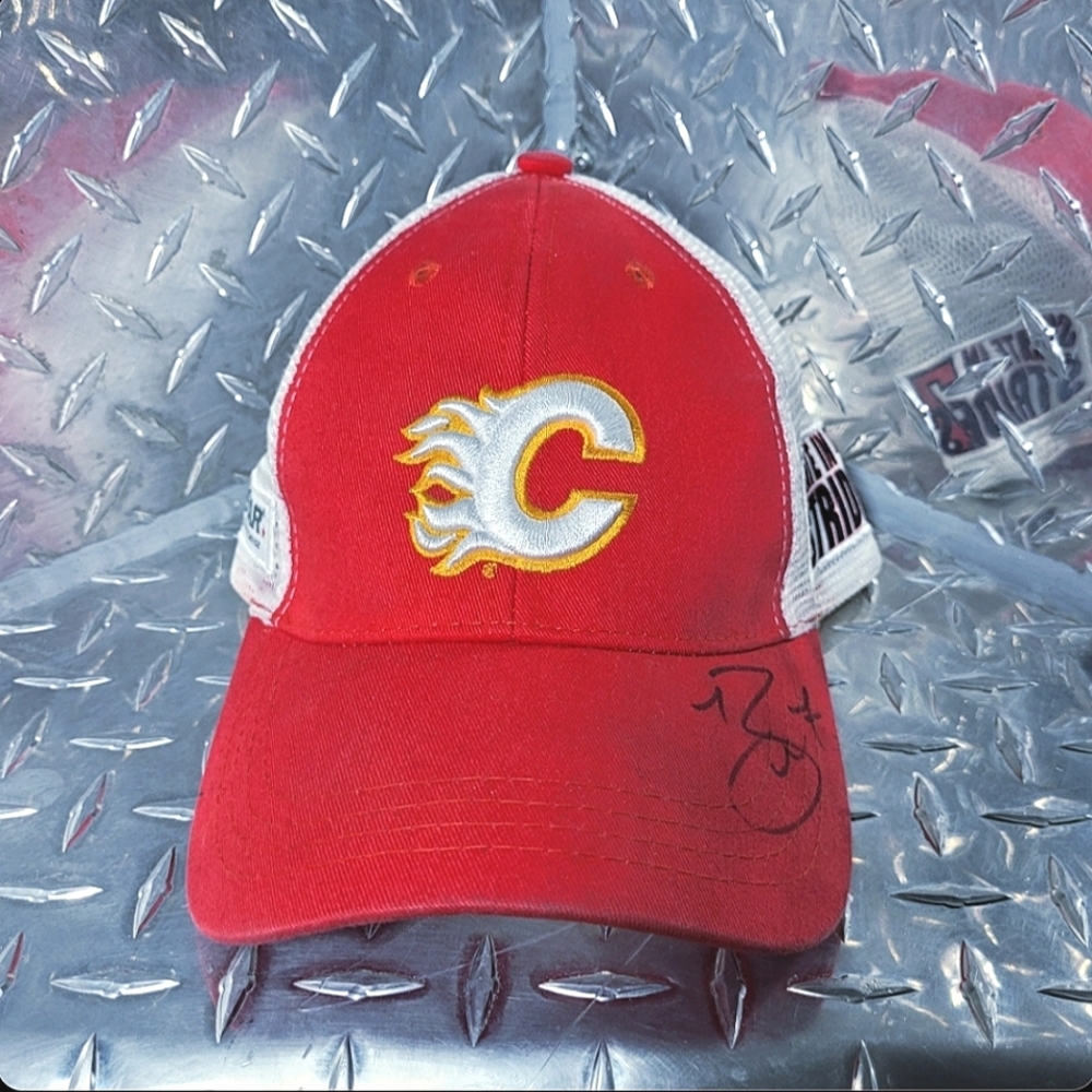 2FOR$40 Autographed flames cap (T.J. Brodie)